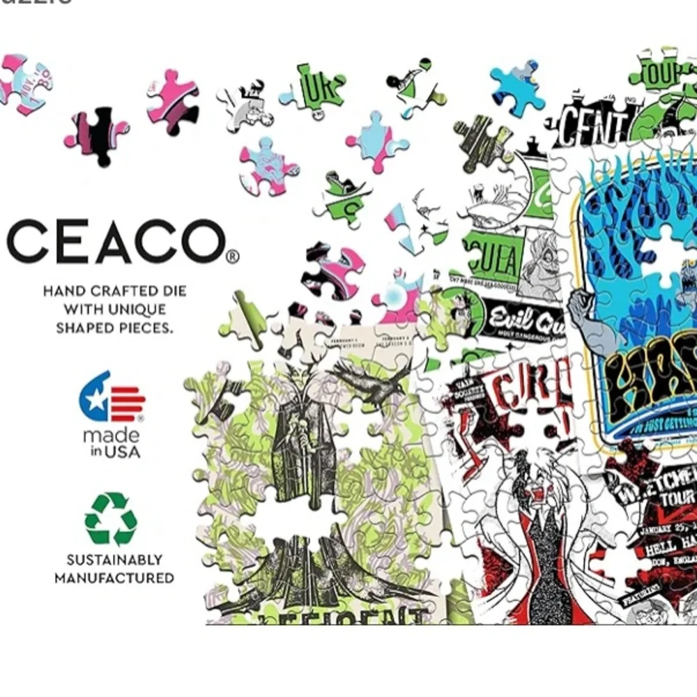 Disney Villains 500 Piece Puzzle - Picture 5 of 8